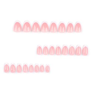 Classic French White Edge Nail Patches Wholesale Short Tip Short Nail Nail Patches Press On Nails