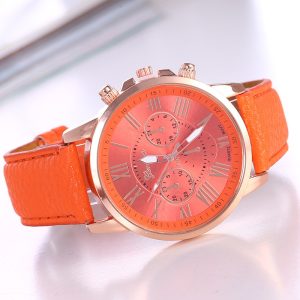 Foreign trade fashion watch belt ladies watch women's watch women's multi-color belt rose gold quartz women's watch cross-border wholesale