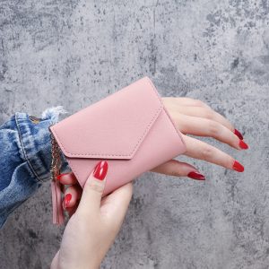 New style wallet female short multi-card position ladies small wallet mini student small clutch fashion coin purse clutch bag