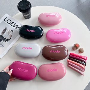 Rhode Hailey's same limited gift box, bag, cosmetics bag, storage bag, new 7-color silicone storage bag