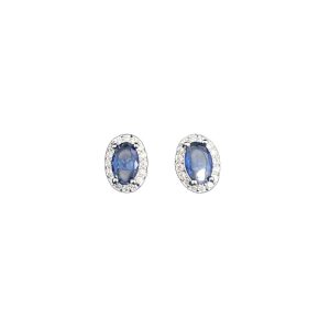 Super flash ~ French red rope cornflower sapphire stud earrings for women, delicate niche high-end earrings, light luxury temperament earrings