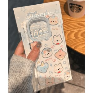 Selling cute animal collection for Apple 16PROMAX phone case iPhone15 design sense 14 cute 13 transparent