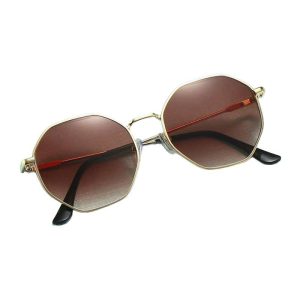 Fashion retro full rim sunglasses metal frame trendy sunglasses for men and women going out for travel street photography sunglasses