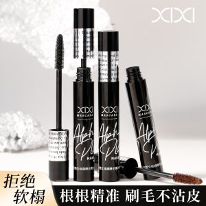 xixi Feather Three-Dimensional Curl Mascara for beginners is slender, thick, curly, long-lasting, waterproof, sweatproof, and not easy to smudge