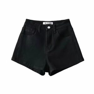 Denim shorts women's summer new Korean version stretch European and American tight buttocks lifting small spring versatile hot pants tide