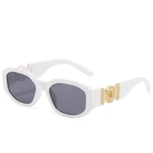 New retro European and American style polygonal round face sunglasses for women slimming high-end atmosphere sunscreen sunglasses women's batch