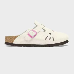 Niche cute Birkenstock shoes women's summer 2024 new thick-soled toe sandals to wear slippers casual half slippers