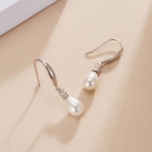 French Romantic Vintage Pearl Earrings S925 Silver Women's Light Luxury Stud Earrings Temu Cross-border E-commerce Jewelry Wholesale