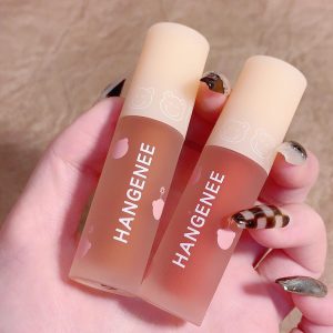 &HANGENEE Han Jini Fireworks Bear Lip Glaze Lipstick Female Niche Brand Fireworks Bear Shuiguang Lip Clay Students