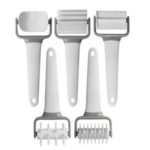 Pizza Roller Set Baking Tools Patterned Plastic Mesh Cutter Multi-purpose roller cutter creative noodle hob