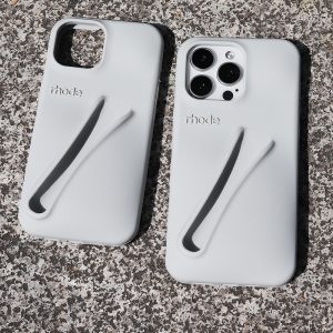 Special clearance RHODE with logo Apple 11-12 silicone lipstick phone case 14plus-15plus