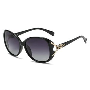 New sunglasses ladies fox head large frame hollow korean version slim sunglasses fashion trend gradient glasses outdoor