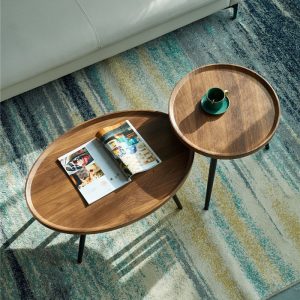 Carefully selected manufacturers light luxury Nordic small apartment living room coffee table simple modern home creative side table oval table