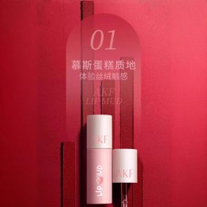 [new color] akf lip clay lip glaze lipstick moisturizing velvet whitening student akf lip oil moisturizing AKF lip clay