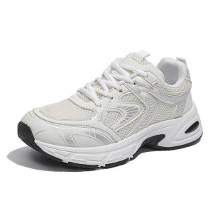 Retro color-blocking dad shoes 2025 autumn new Korean version of the couple female ins student casual shoes women's platform sports