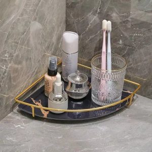 Bathroom, toilet, kitchen corner, toilet, cosmetics, tabletop, handwashing, sink, corner, triangle storage shelf