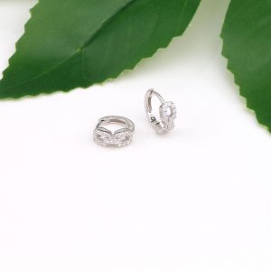 France Paris s925 sterling silver vintage light luxury stone earring temperament French fashion high-end earrings earrings women
