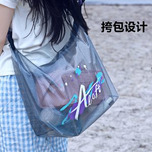 New outdoor large capacity swimming bag waterproof material beach bag cross-border handbag cosmetic storage bag