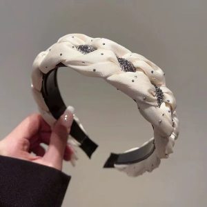 Exclusively for gypsophila rhinestone head hoop with teeth, non-slip braids, face washing, hairpins, headwear, twist headbands, bows