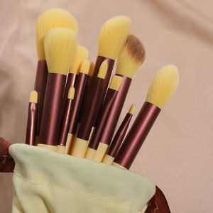 New 13pcs Sijiqing makeup brush set portable soft hair blush brush eye shadow brush full set of beauty tools