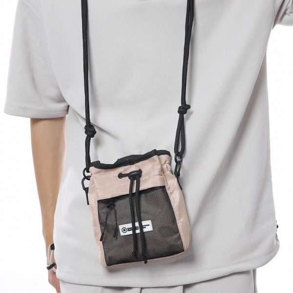 Mobile phone small shoulder bag men's sense of luxury niche design sense trendy brand crossbody bag men's nylon portable shoulder bag women - Image 4