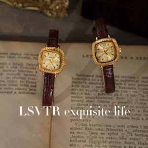 LSVTR retro hot selling factory direct foreign trade Japan and South Korea retro carved vintage style French niche watch women