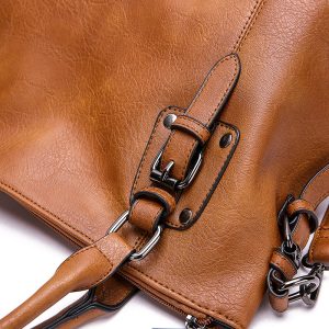 New fashion European and American women's bags, retro simple shoulder bags, large-capacity textured handbags, elegant crossbody bags in stock
