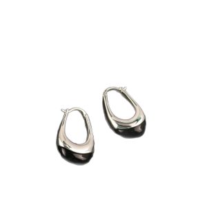 French natural gemstone niche design sterling silver earrings women's new retro elegant temperament high-end stud earrings