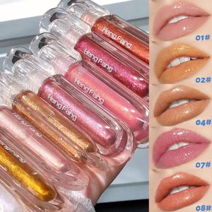 Full English, cross-pearlescent light fine gloss, transparent water gloss, lip gloss, moisturizing moisturizing, glass lip, mirror, lip gloss, foreign trade