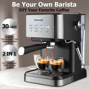 Exported semi-automatic espresso machine high temperature extraction milk froth espresso coffee machine factory