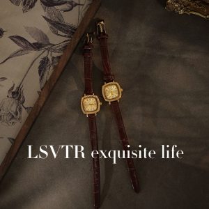 LSVTR retro hot selling factory direct foreign trade Japan and South Korea retro carved vintage style French niche watch women