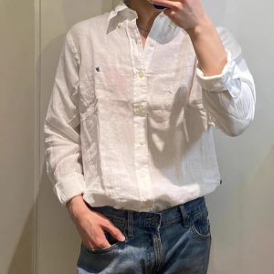 RL Ralph Pony Logo Linen Shirt Men's Spring Autumn Top Long Sleeve Sunscreen Polo Shirt Women's Embroidery Couple