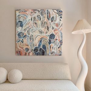 Nordic wabi-sabi style hanging paintings, living room, hallway, murals, simple modern abstract art, large floor decoration paintings