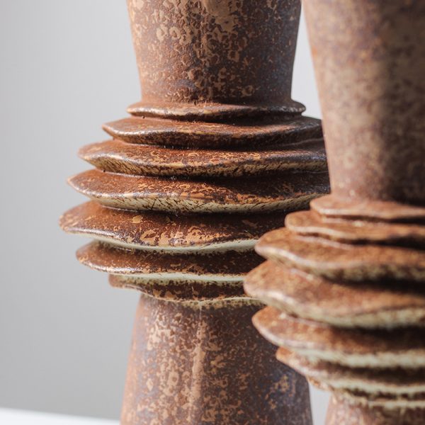 Lemeng ins European ceramic vase special-shaped flower living room ornaments B&B hotel clay retro ornaments - Image 3