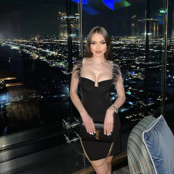 Amazon foreign trade bandage dresses evening clothes bandage dresses cross-border European and American sexy fashion women - Image 2
