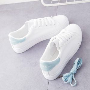 Lace-up pedals, women's shoes, summer new white shoes, student flat shoes, casual Korean version autumn shoes, lightweight spring and autumn shoes
