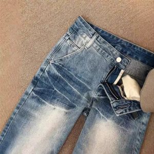 American retro hottie micro flared jeans women's 2024 spring and autumn new design sense loose and thin wide-legged trousers