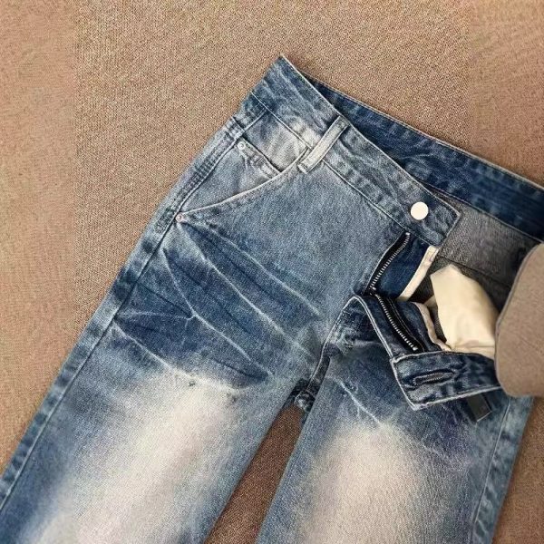 American retro hottie micro flared jeans women's 2024 spring and autumn new design sense loose and thin wide-legged trousers - Image 4