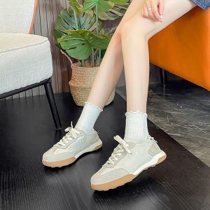 Ogu Lion Forrest Gump Shoes Women's 2025 Summer New Retro Style Lightweight Soft Sole Sneakers Training Shoes