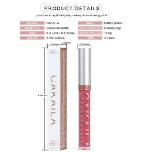 Check it out! Link Disclaimer - Foreign Trade Exclusive: CAKAILA 18-Color Waterproof Lip Gloss