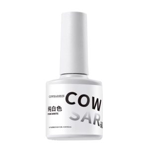 Classic Pure Black Pure White Nail Polish Glue 2025 New Whitening Long-lasting Black and White Light Therapy Gel for nail art