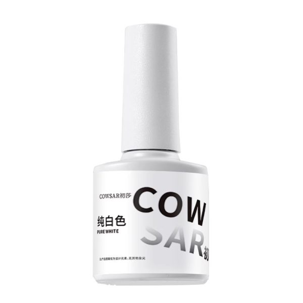 Classic Pure Black Pure White Nail Polish Glue 2025 New Whitening Long-lasting Black and White Light Therapy Gel for nail art - Image 5