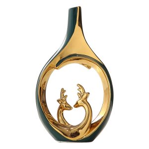 Light luxury, high-end living room, vase ornaments, creative home entryway, wine cabinet, TV cabinet, shoe cabinet, decorations, housewarming