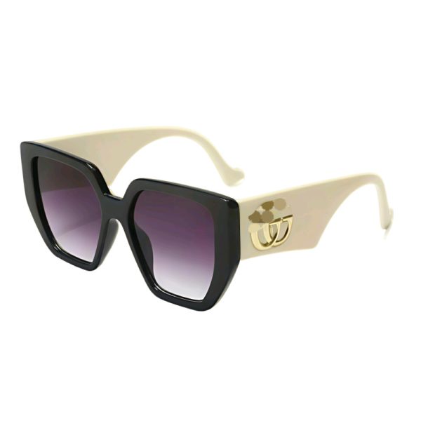 Sunglasses women's high-end sense of face small UV protection large frame retro cat-eye glasses 2025 new sunglasses men - Image 4