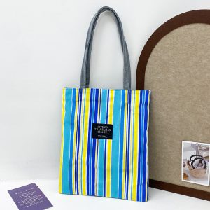 2024 New Cross-border Handbag Women's Shoulder Bag Convenient Premium Striped Crossbody Bag Handbag Student Make-up Bag