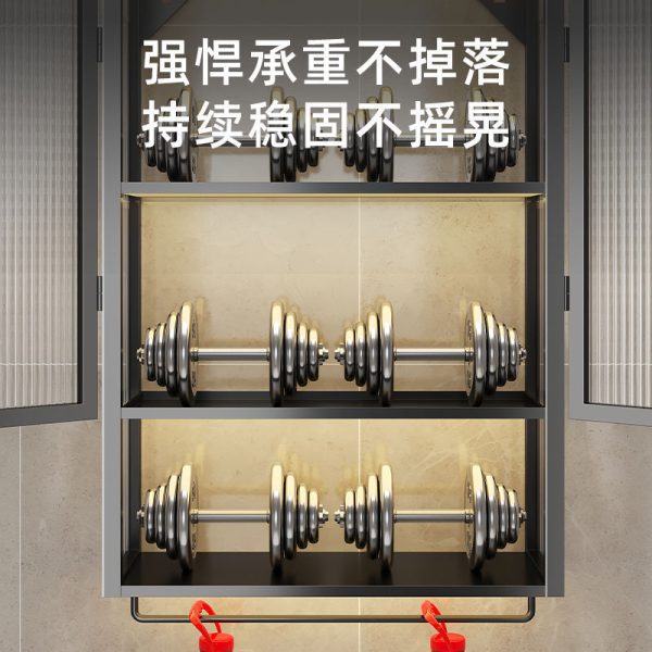 Shelf, bathroom, cosmetics storage cabinet, no punching, wall-mounted washbasin, storage shelf above the toilet, light state - Image 4