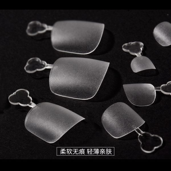 Nail Clips Scrub No-Sand Foot Nail Box Pack Ultra-thin No-Sand Non-Sand Non-Marking Extended Toe Nail Patch Toe - Image 2
