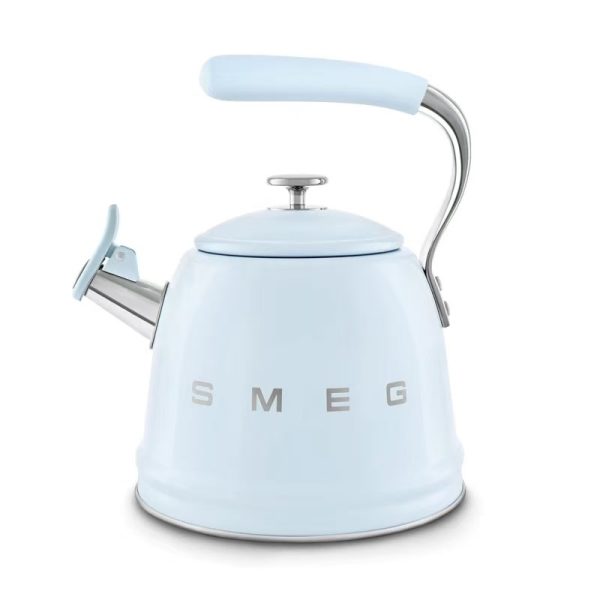 SMEG Smeg Vintage Electric Kettle Stainless Steel Kettle Insulated Stainless Steel 3L Large Capacity Horn Kettle - Image 3
