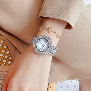 Sigaudi European style personality full diamond watch femininity high-end diamond inlaid British belt women's watch wholesale
