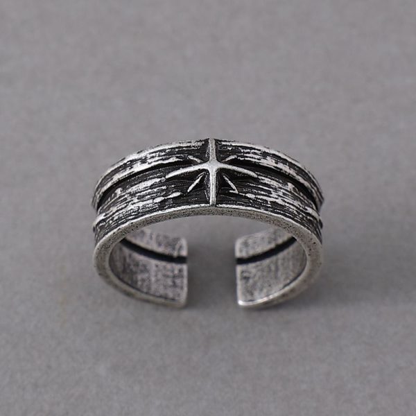 Dry decoration original starry night vintage ring punk men's opening ring personality domineering trend European and American men's and women's rings - Image 3